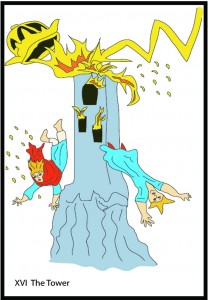 #16 The Tower from Georgie's Tarot