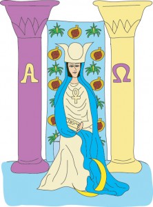 The High Priestess from Georgie's Tarot