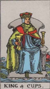 King of Cups from the Rider Waite Smith Tarot