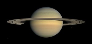 Saturn during Equinox - NASA Cassinni Orbiter
