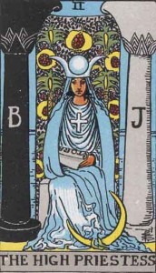 #2 The High Priestess from the Rider Waite Smith Tarot