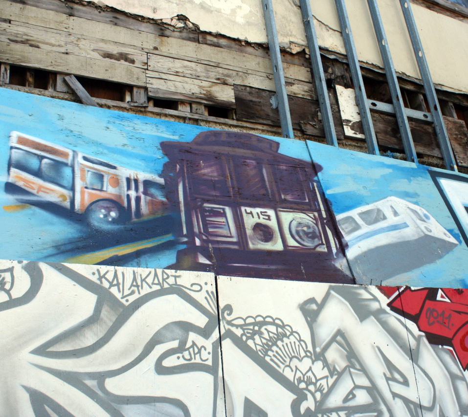 San Francisco Graffiti Tarot Chariot - 1