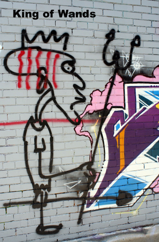 King of Wands - Toronto Graffiti Tarot 