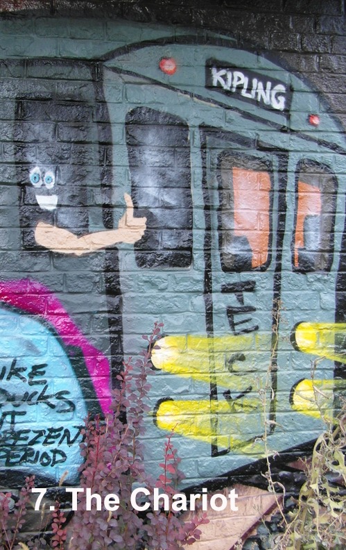 #7 The Chariot - Toronto Graffiti Tarot