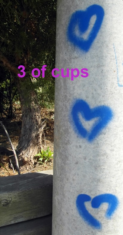 3 of Cups - Toronto Graffiti Tarot