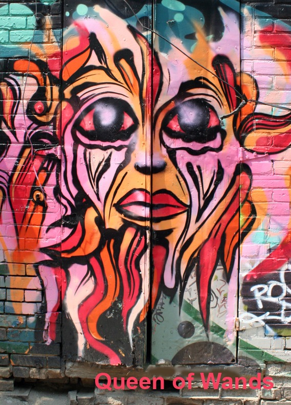 Queen of Wands - Toronto Graffiti Tarot