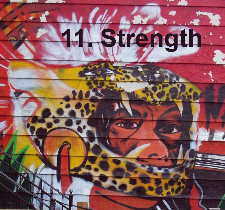 #11 Strength - Toronto Graffiti Tarot
