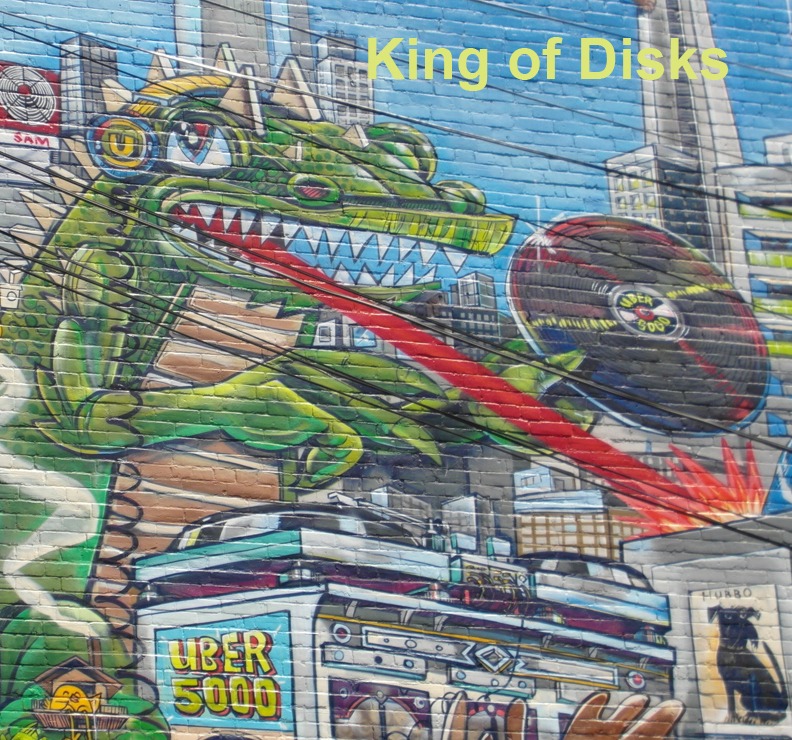King of Disks - Toronto Graffiti Tarot