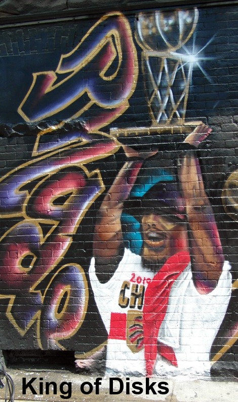 King of Disks - Toronto Graffiti Tarot