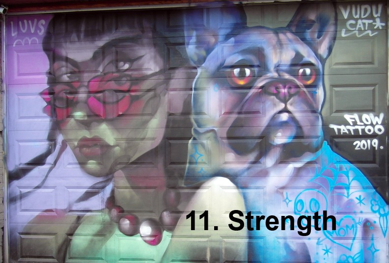 #11 Strength - Toronto Graffiti Tarot