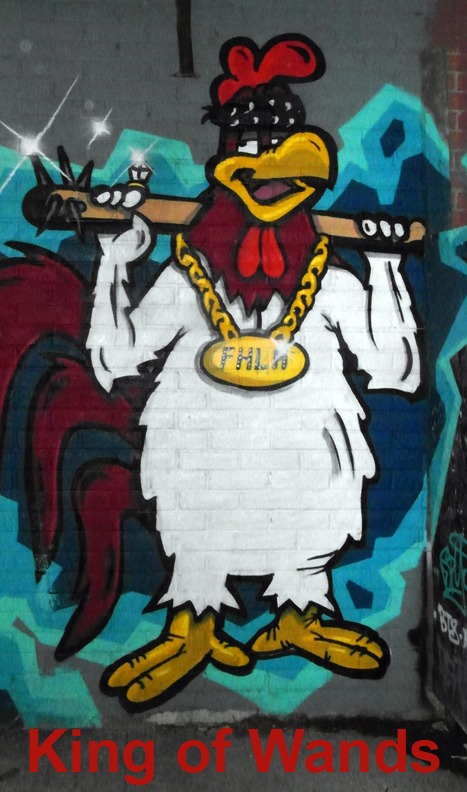 King of Wands - Toronto Graffiti Tarot