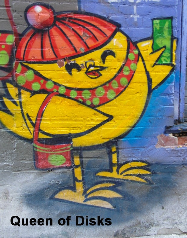 Queen of Disks - Toronto Graffiti Tarot