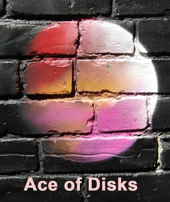 Ace of Disks - Toronto Graffiti Tarot