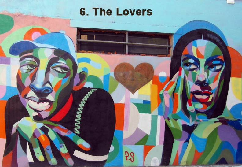 #6 The Lovers - Toronto Graffiti Tarot