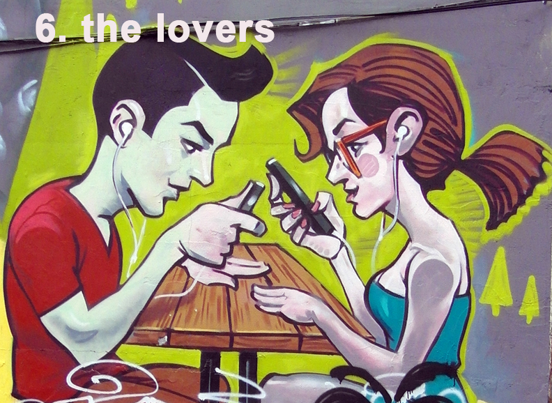 #6 The Lovers - Toronto Graffiti Tarot