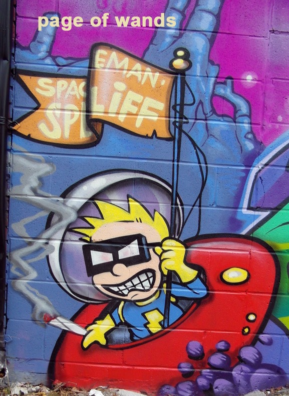 Page of Wands - Toronto Graffiti Tarot