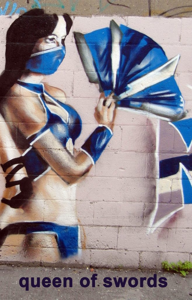 Queen of Swords - Toronto Graffiti Tarot