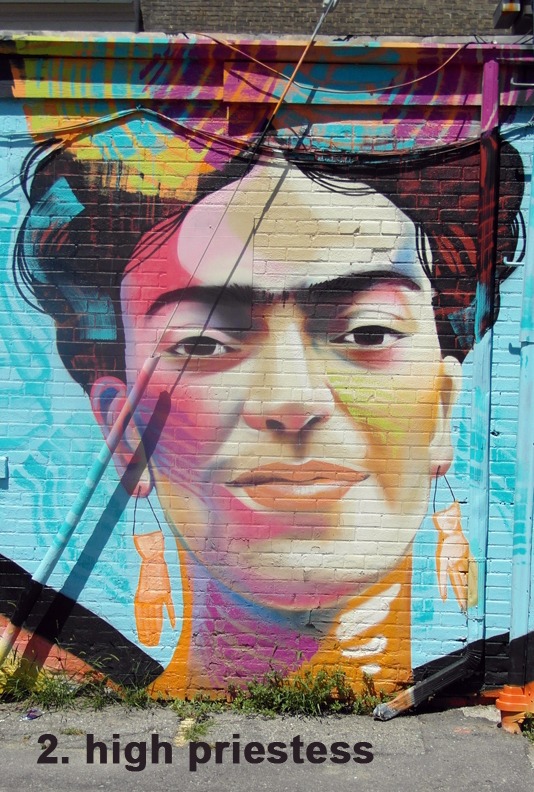 #2 High Priestess - Toronto Graffiti Tarot