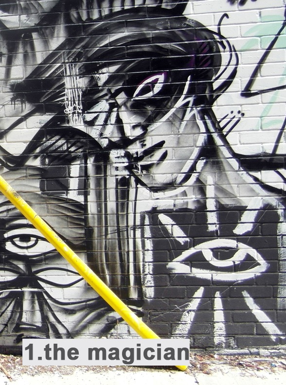 #1 The Magician - Toronto Graffiti Tarot