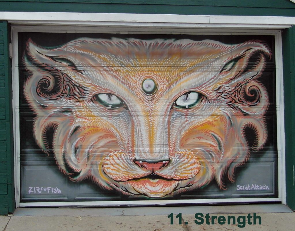 #11 Strength - Toronto Graffiti Tarot