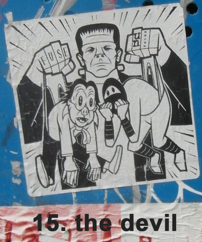 #15 The Devil - Toronto Graffiti Tarot