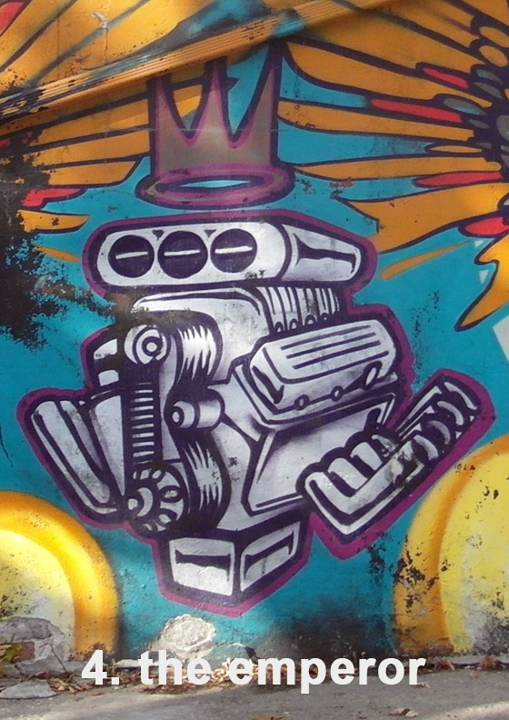 #4 The Emperor - Toronto Graffiti Tarot
