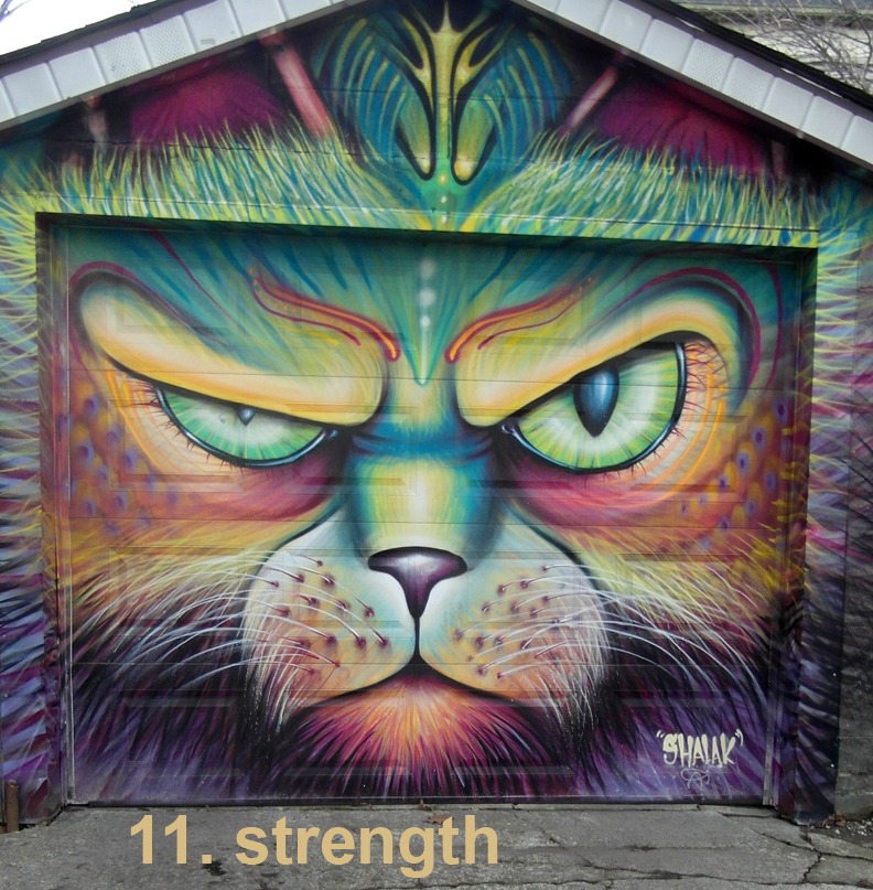 #11 Strength - Toronto Graffiti Tarot