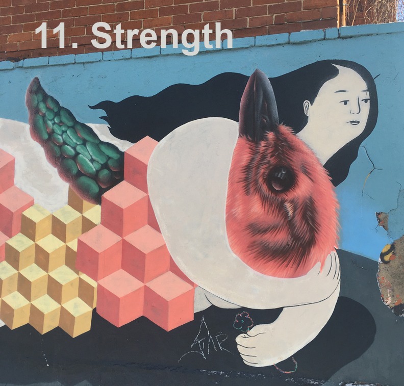 #11 Strength - Toronto Graffiti Tarot