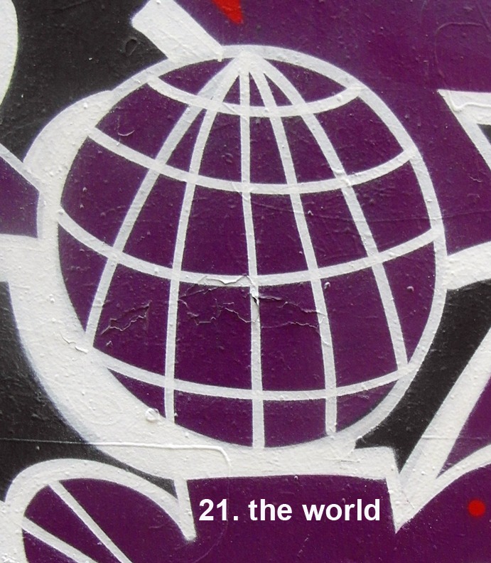 #21 The World - Toronto Graffiti Tarot