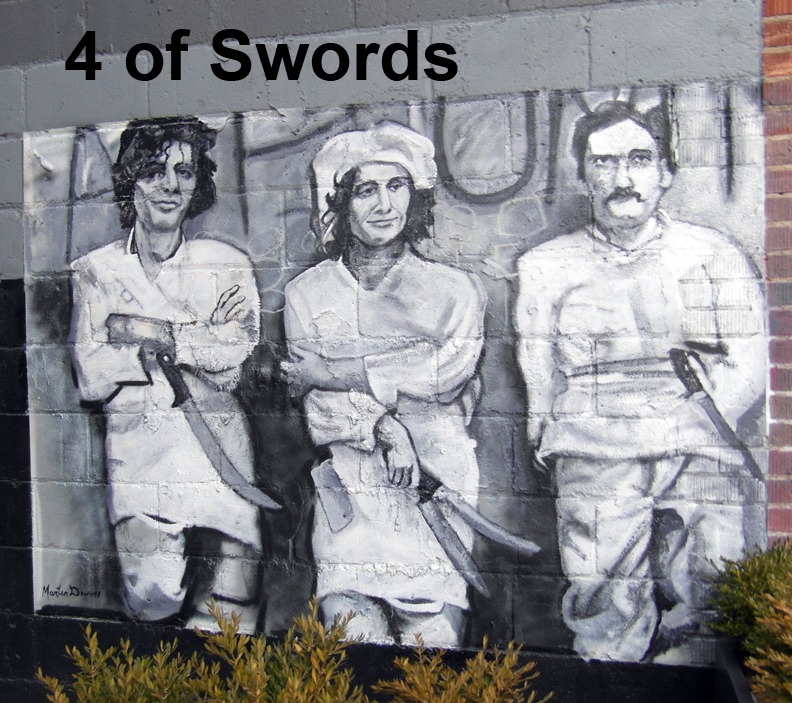 4 of Swords - Toronto Graffiti Tarot