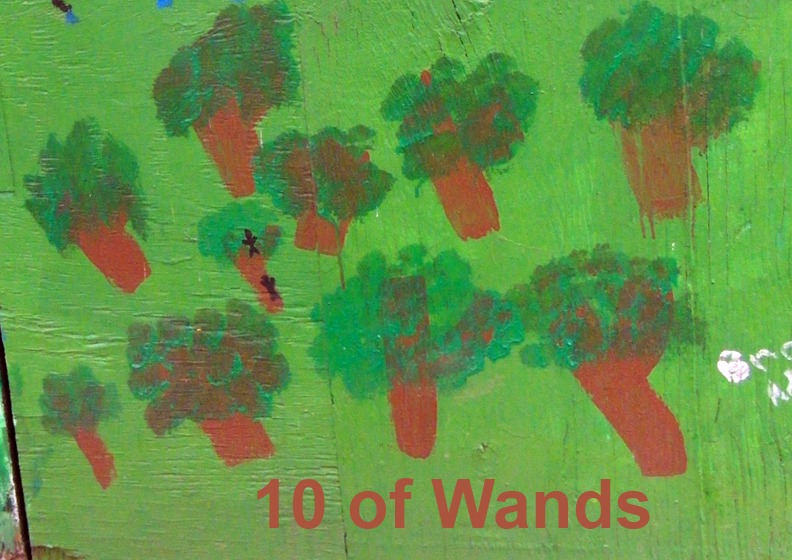 10 of Wands - Toronto Graffiti Tarot
