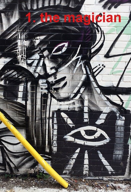 #1 The Magician - Toronto Graffiti Tarot
