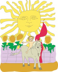 #19 Die Sonne aus Georgies Tarot