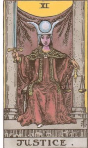 The High Priestess in Justice's Clothing