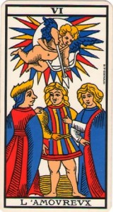 #6 The Lovers from the Tarot of Marseille