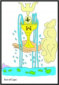 Ace of Cups from Georgie's Tarot