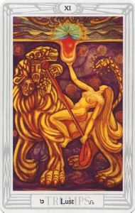 #11 Lust from the Thoth Tarot