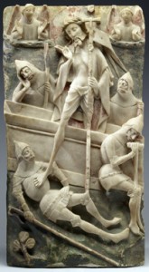 Resurrection of Christ - Alabaster sculpture from the Walters Art Museum