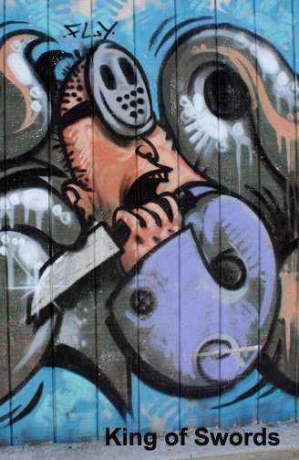 King of Swords - Toronto Graffiti Tarot