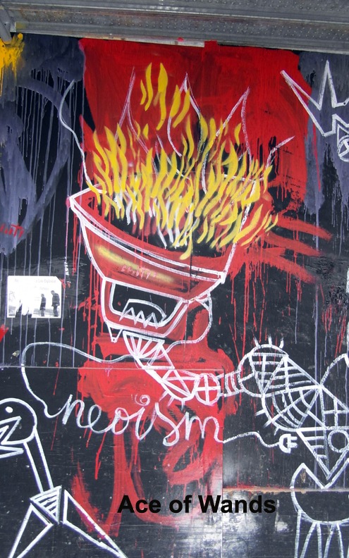 Ace of Wands - Toronto Graffiti Tarot