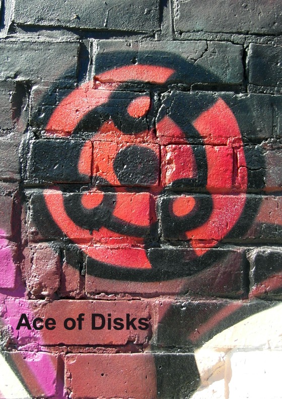 Ace of Disks - Toronto Graffiti Tarot