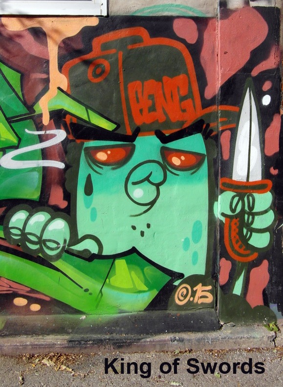 King of Swords - Toronto Graffiti Tarot