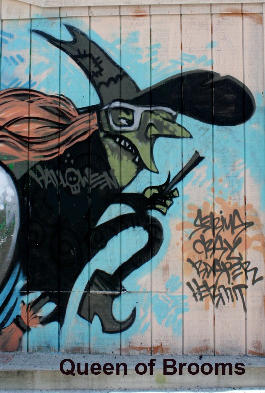 Queen of Wands (Brooms) - Toronto Graffiti Tarot