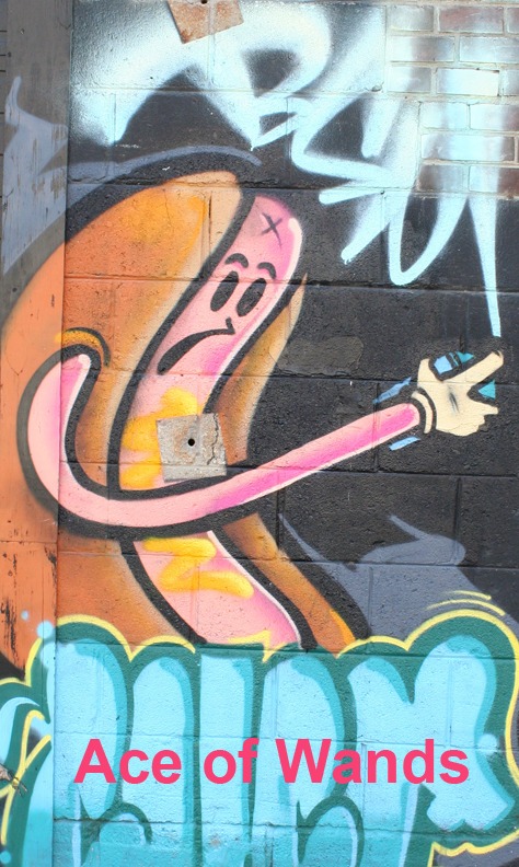 Ace of Wands - Toronto Graffiti Tarot