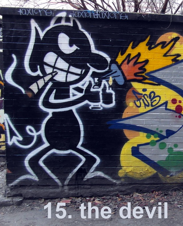  #15 The Devil - Toronto Graffiti Tarot
