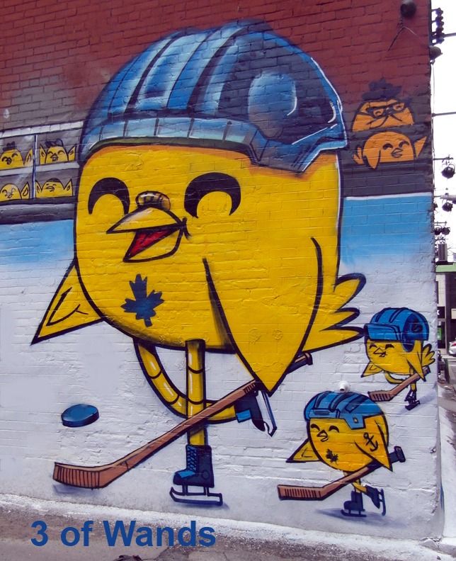 3 of Wands - Toronto Graffiti Tarot