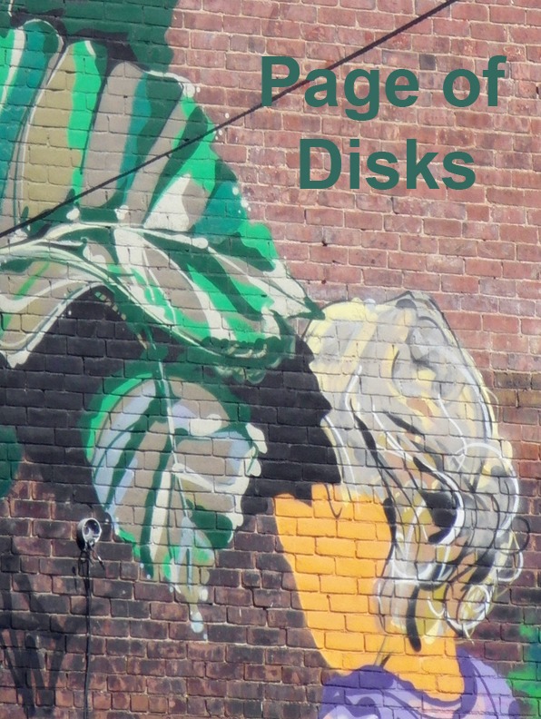 Page of Disks - Toronto Graffiti Tarot