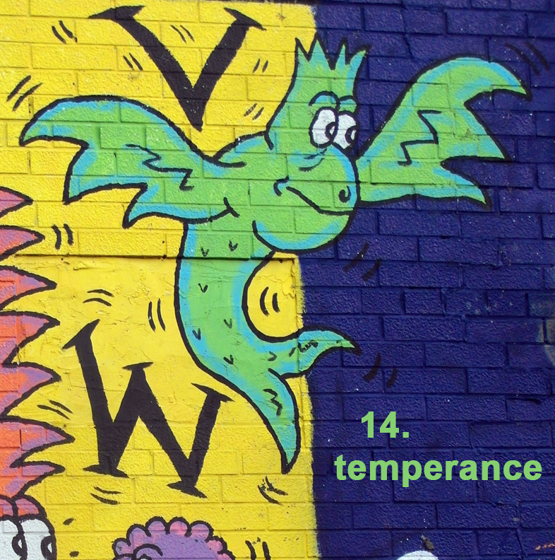 #14 Temperance - Toronto Graffiti Tarot