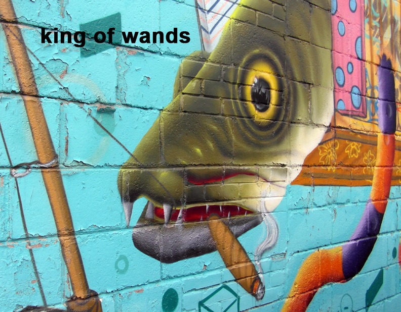 King of Wands - Toronto Graffiti Tarot