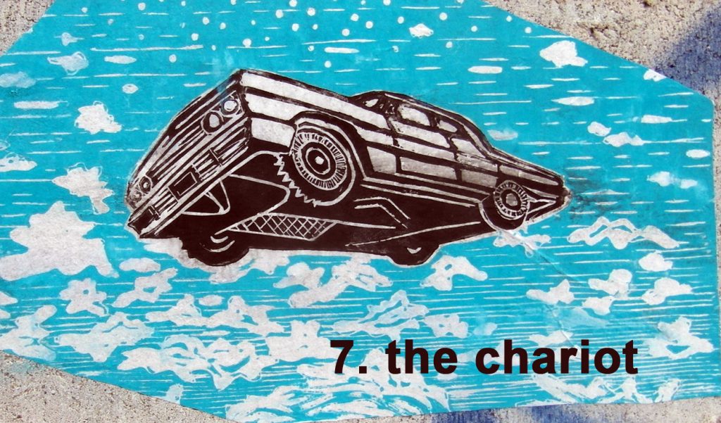 #7 The Chariot - Toronto Graffiti Tarot